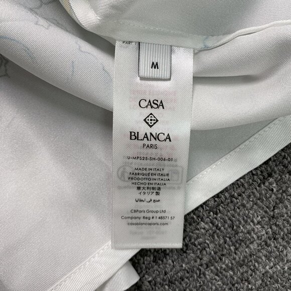 Casablanca Vintage Silk Shirt Short Sleeve - Picture 2 of 8